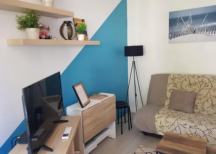 CORAIL STUDIO - 2MIN PLAGE CENTRE VILLE WIFI - IDEAL FAMILLE - CoHôteConciergerie la Grande Motte